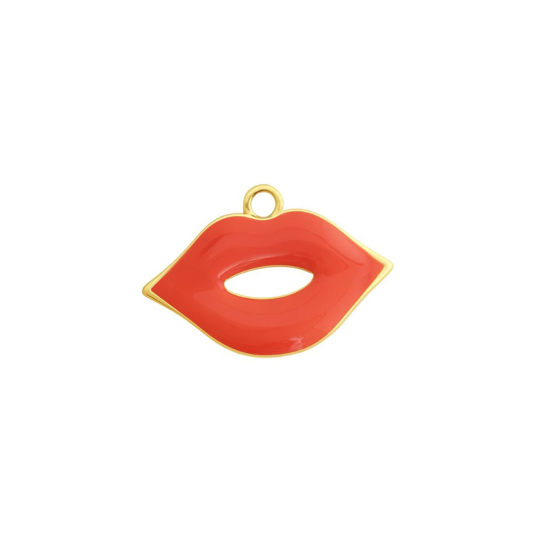 Red Lips Charm