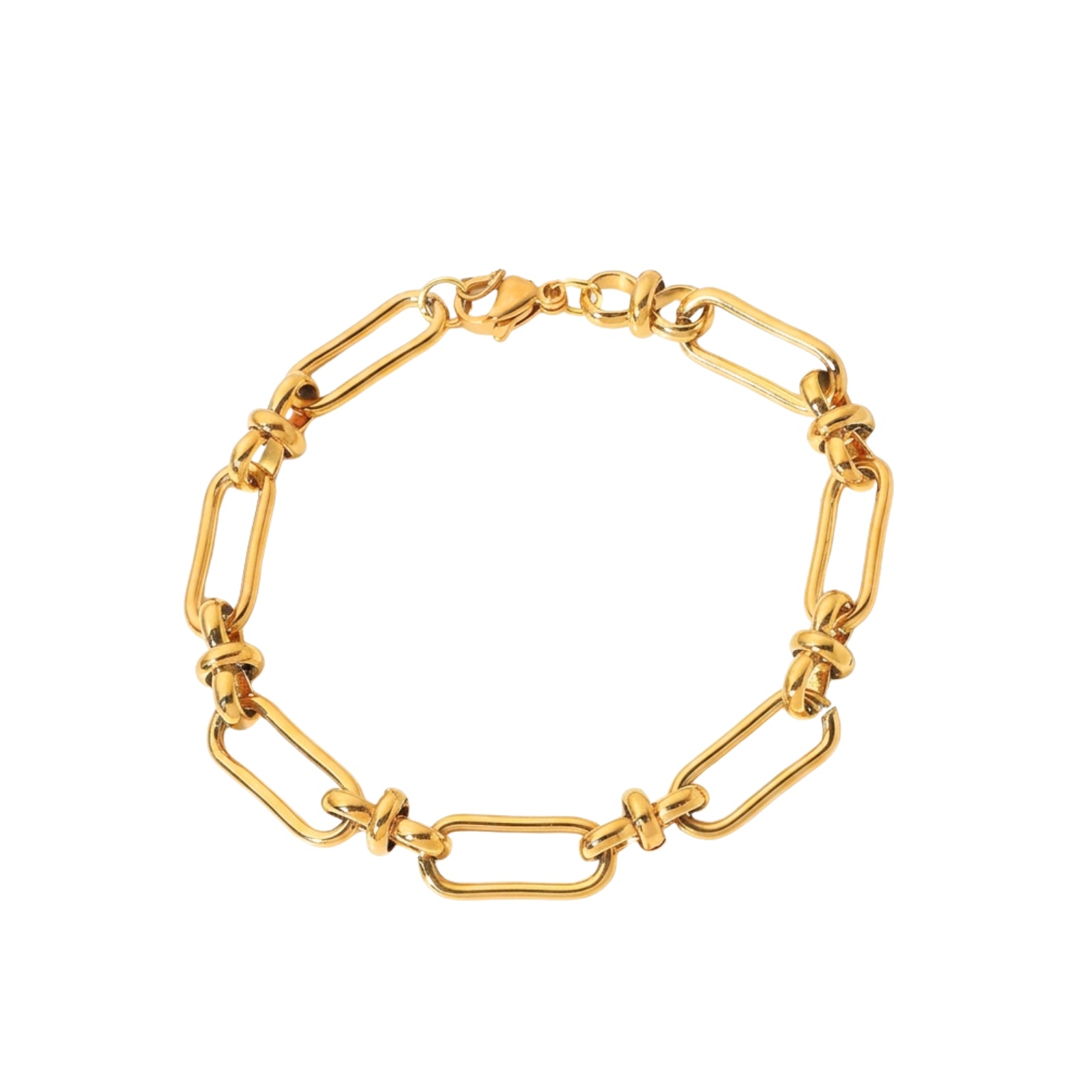 Bold Paperclip Bracelet - Luisa Luxe gold jewellery