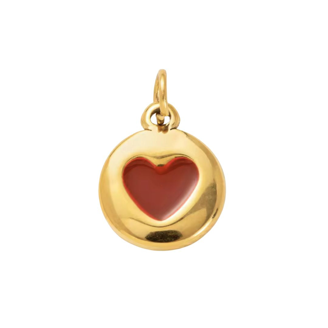 Heart Medallion Charm