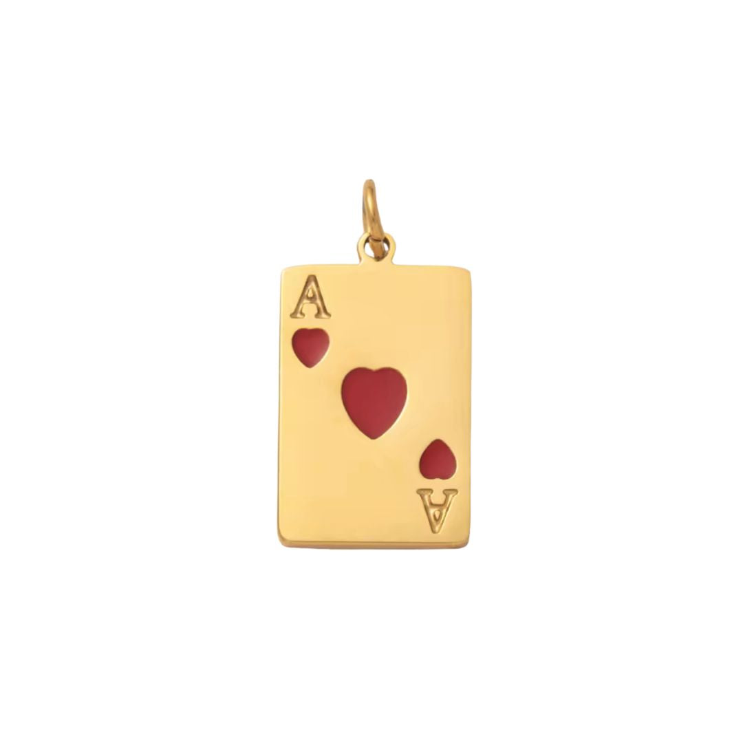 Ace of Hearts Charm