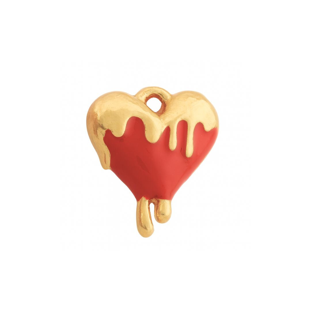 Dripping Heart Charm