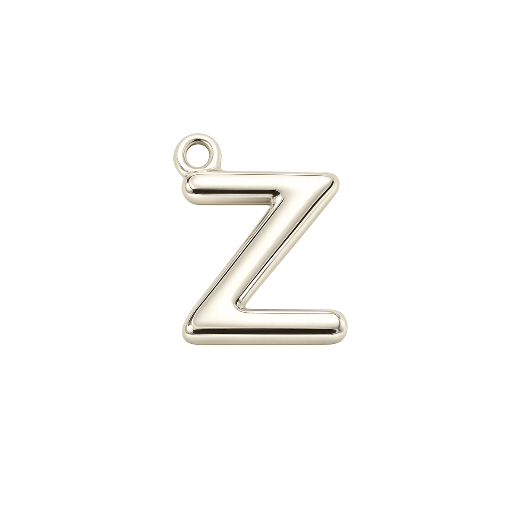 Silver Mini Initial Charm