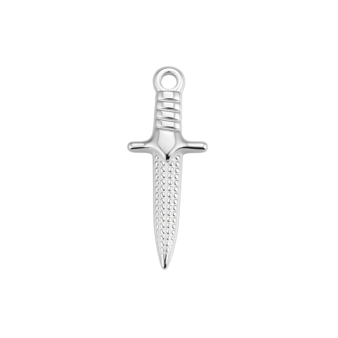 Silver Sword Charm