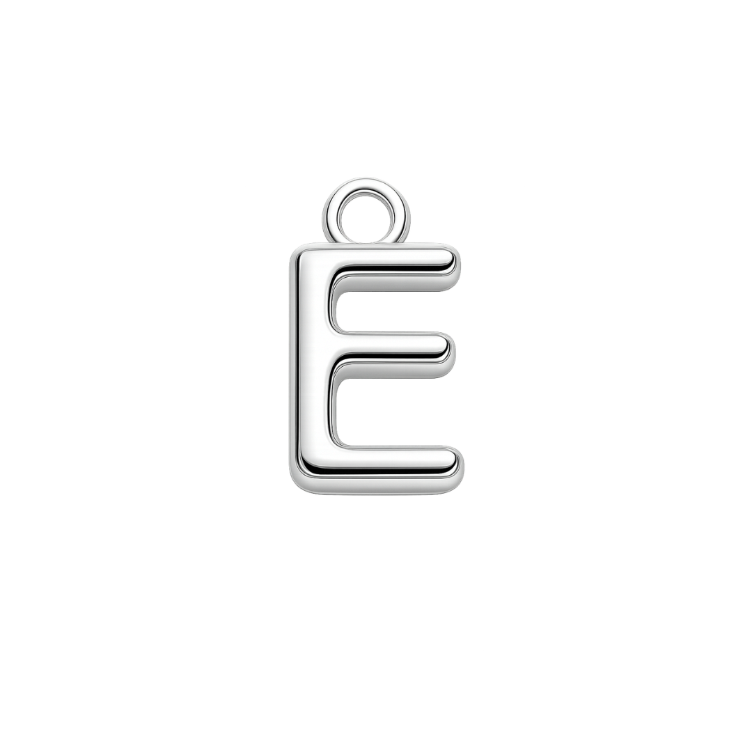 Silver Mini Initial Charm