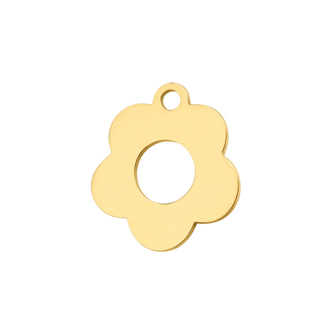Billie Flower Charm - Luisa Luxe gold jewellery
