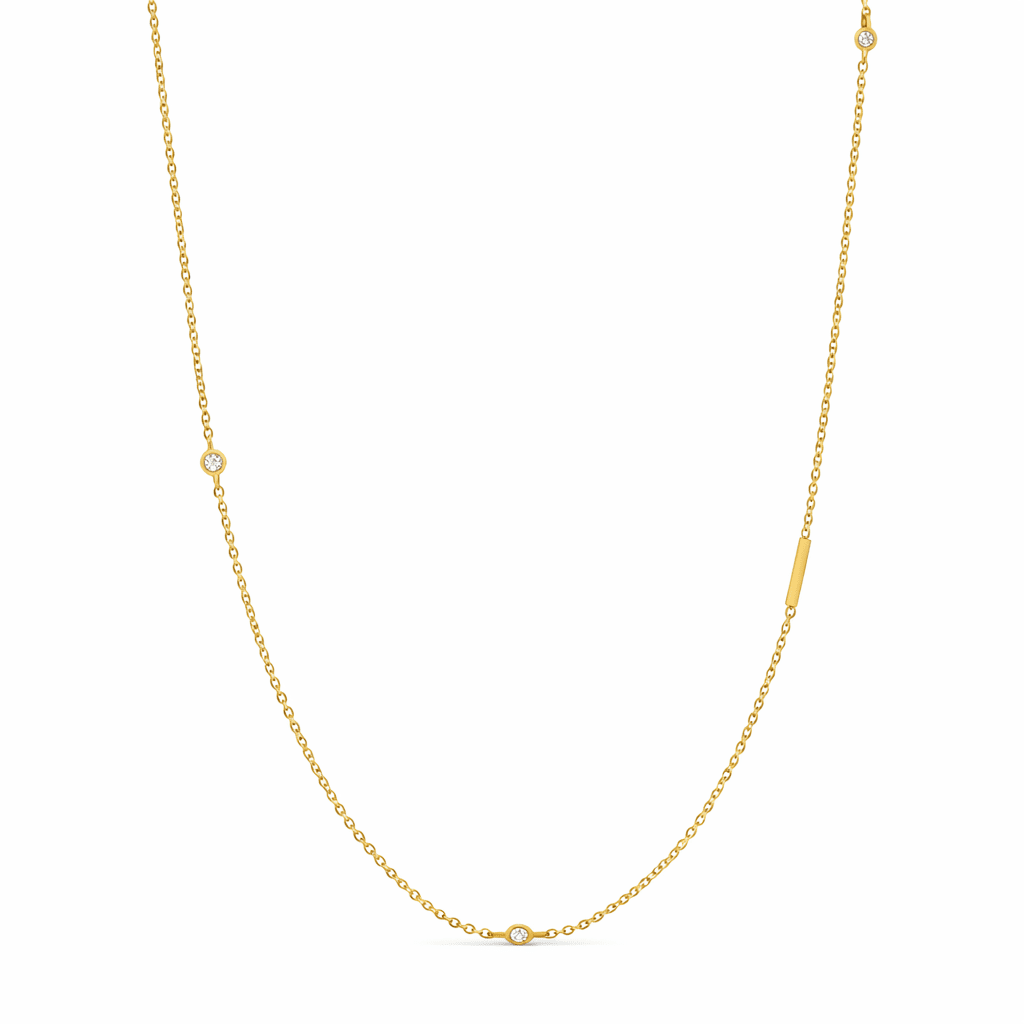 Dainty Initial Necklace - Luisa Luxe gold jewellery