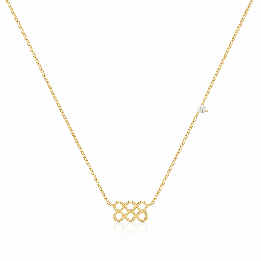 Angel Numbers Necklace - Luisa Luxe gold jewellery