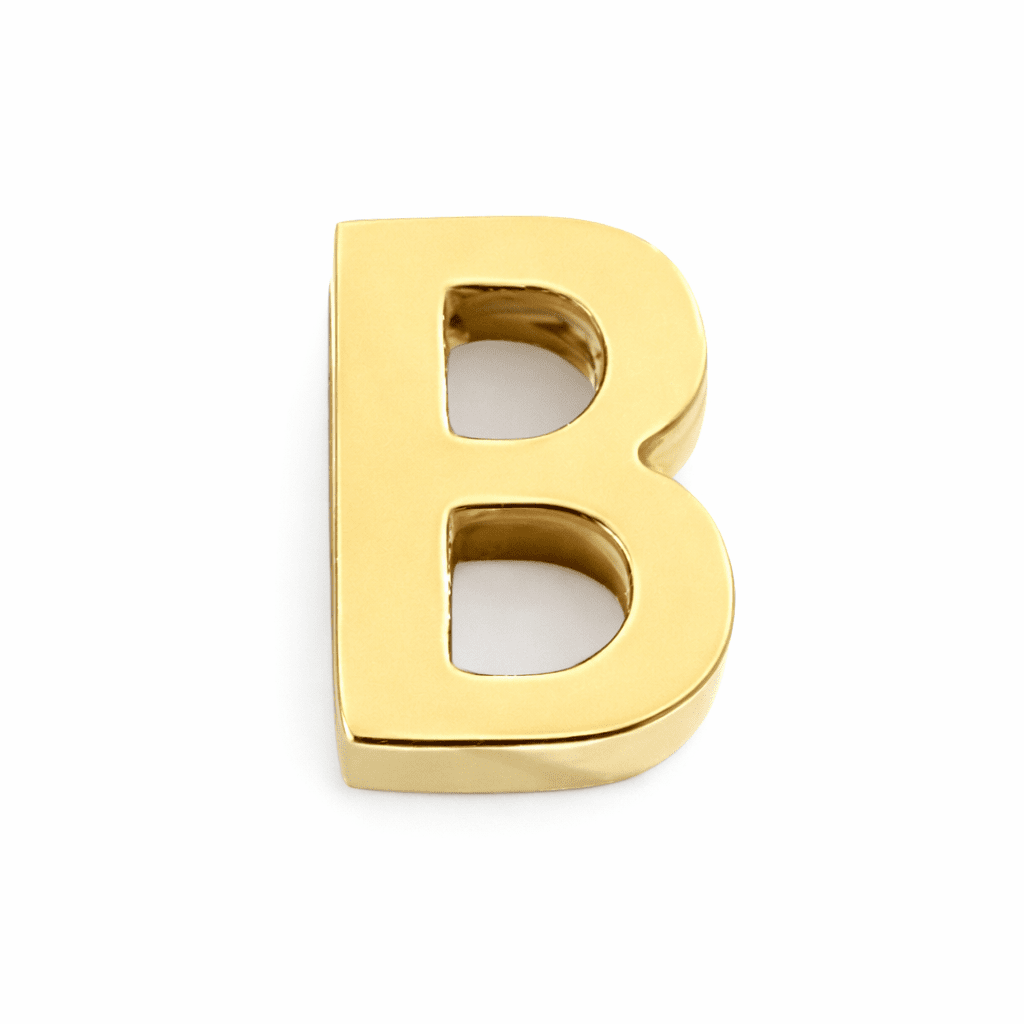 Initial Threader Charm - Luisa Luxe gold jewellery