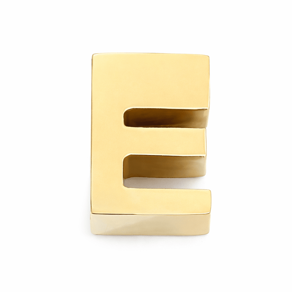 Initial Threader Charm - Luisa Luxe gold jewellery