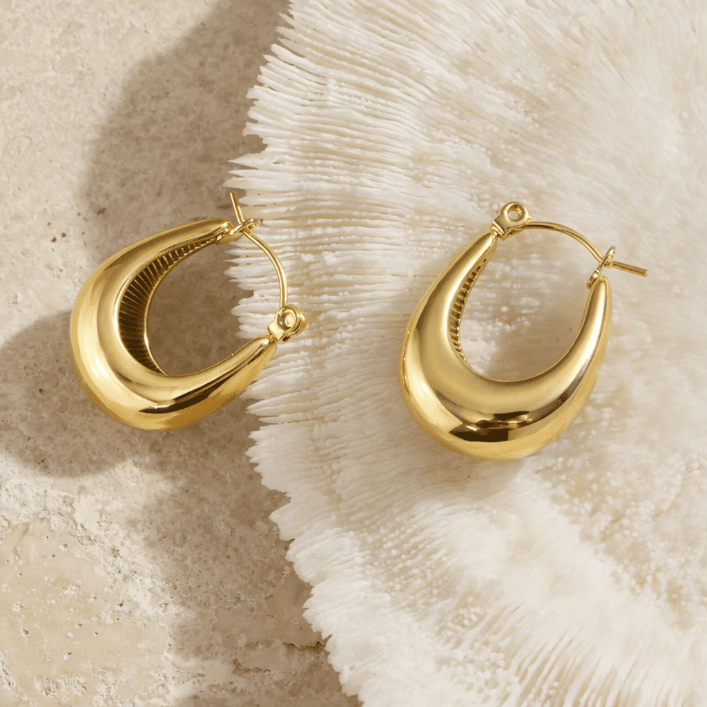 Halo Earrings - Luisa Luxe gold jewellery