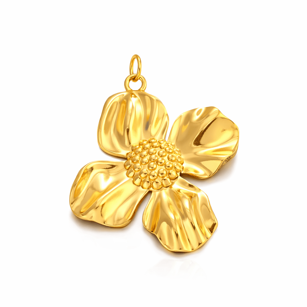 Hibiscus Charm - Luisa Luxe gold jewellery
