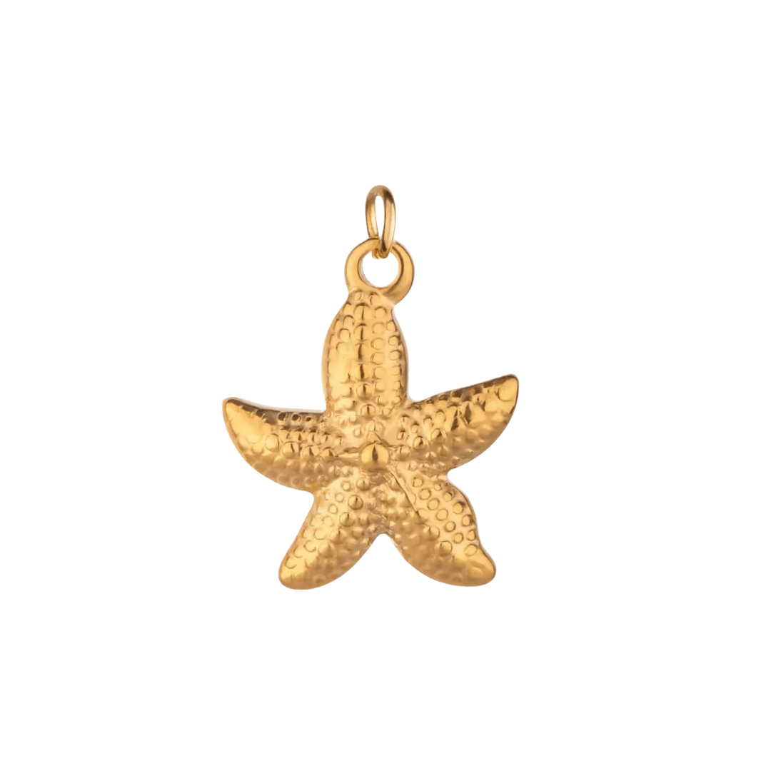 Chunky Starfish Charm - Luisa Luxe gold jewellery