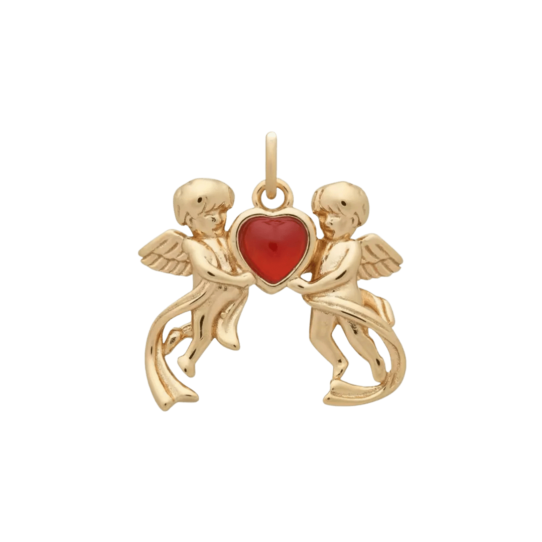 Cupid Twins Charm - Luisa Luxe gold jewellery