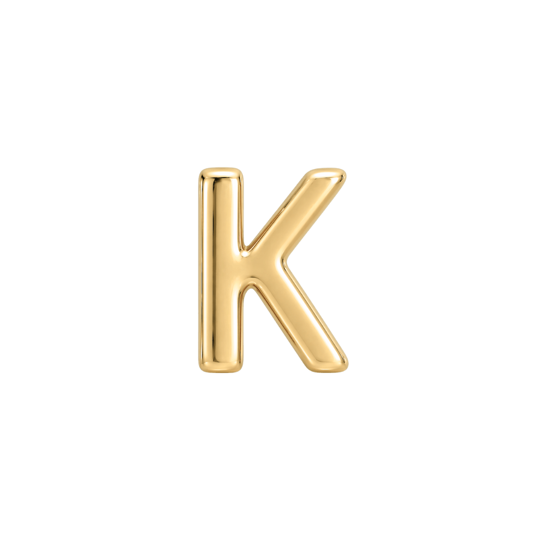 Custom Fine Initial Charm - Luisa Luxe gold jewellery
