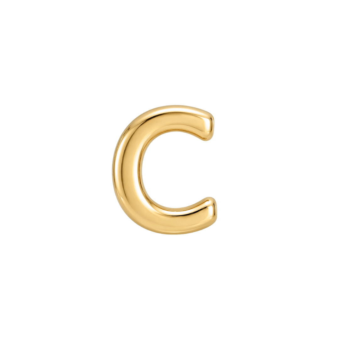 Custom Fine Initial Charm - Luisa Luxe gold jewellery