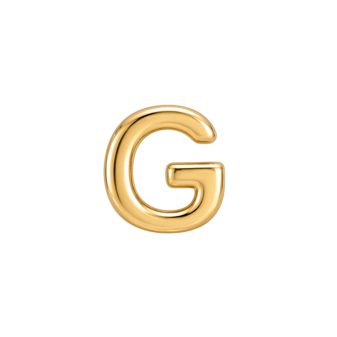 Custom Fine Initial Charm - Luisa Luxe gold jewellery