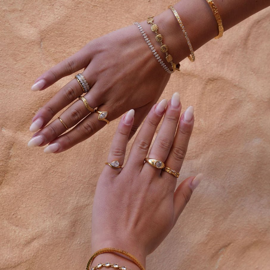 Goldie Ring - Luisa Luxe gold jewellery