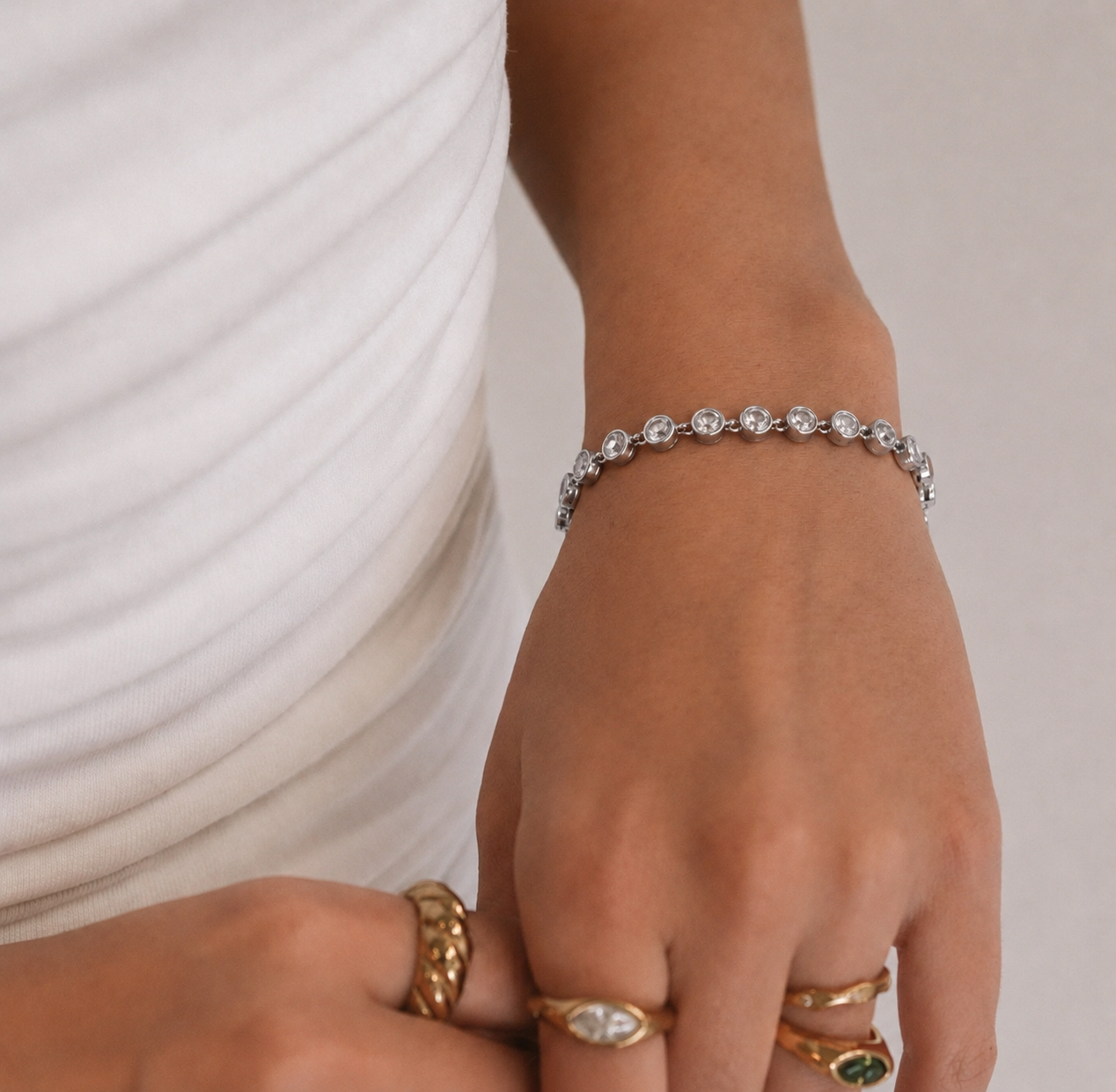 Celeste Silver Bracelet