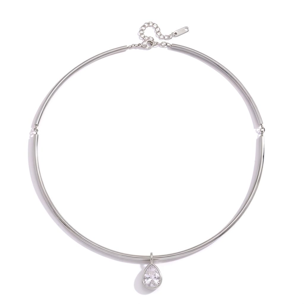 Halo Necklace | Silver