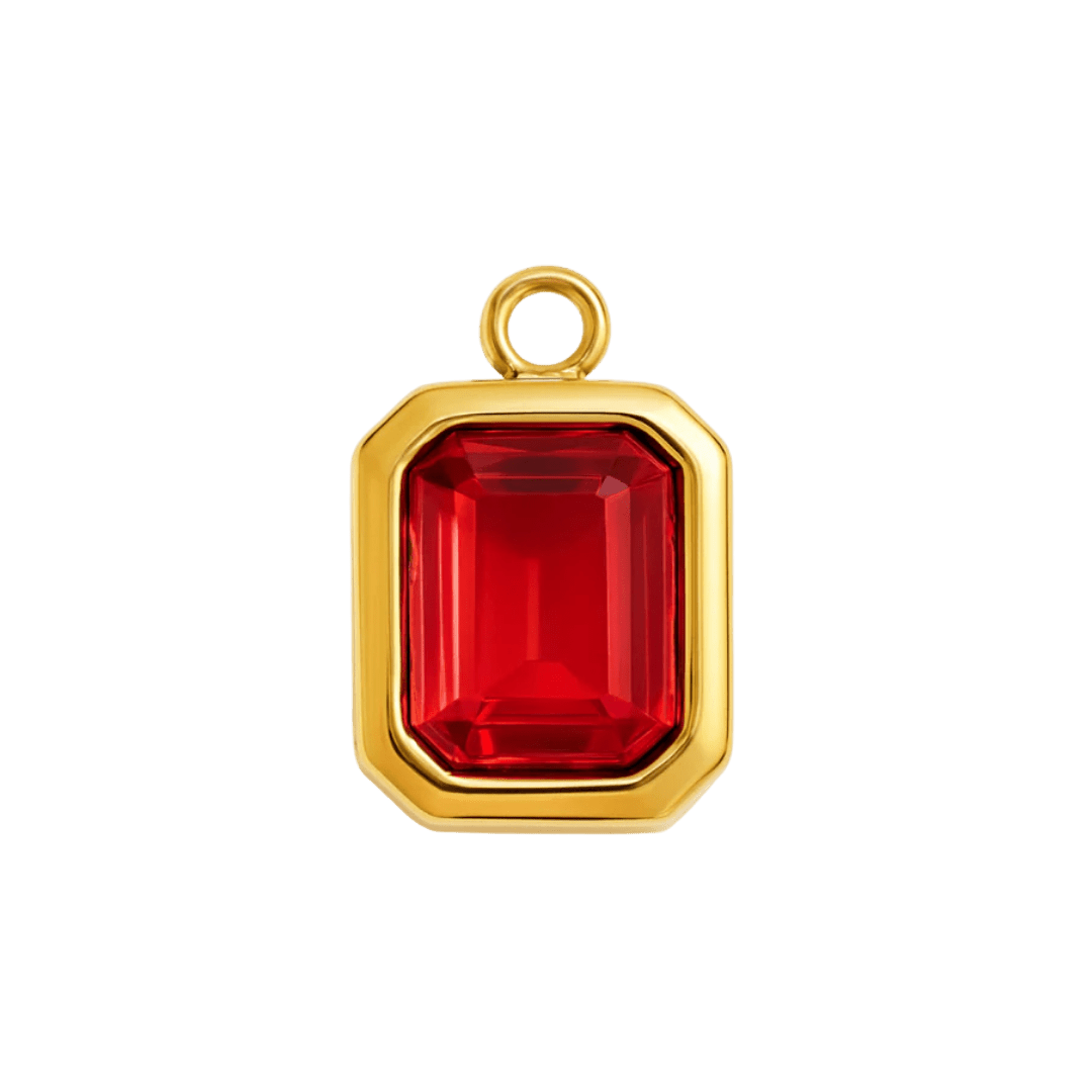 Pendant Birthstone Charm - Luisa Luxe gold jewellery