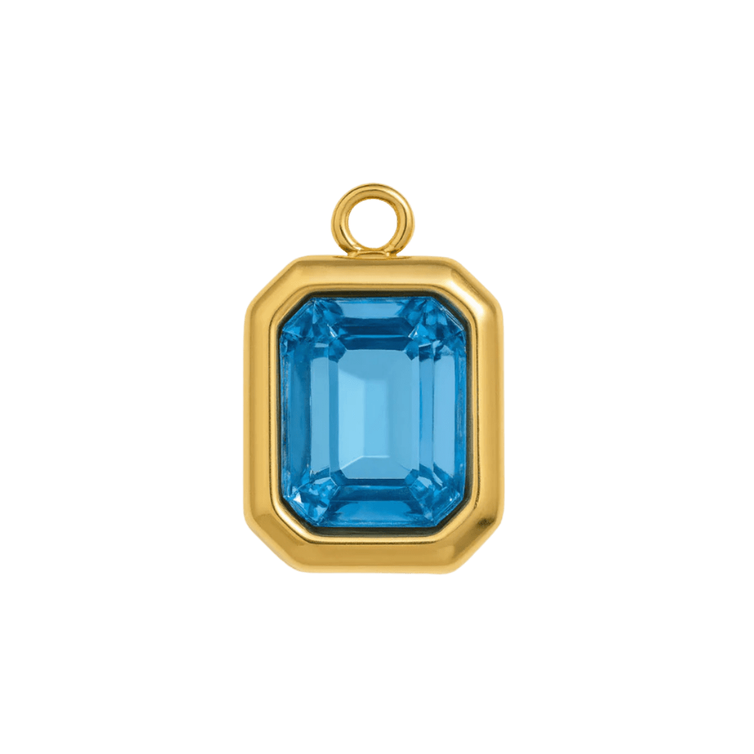 Pendant Birthstone Charm - Luisa Luxe gold jewellery