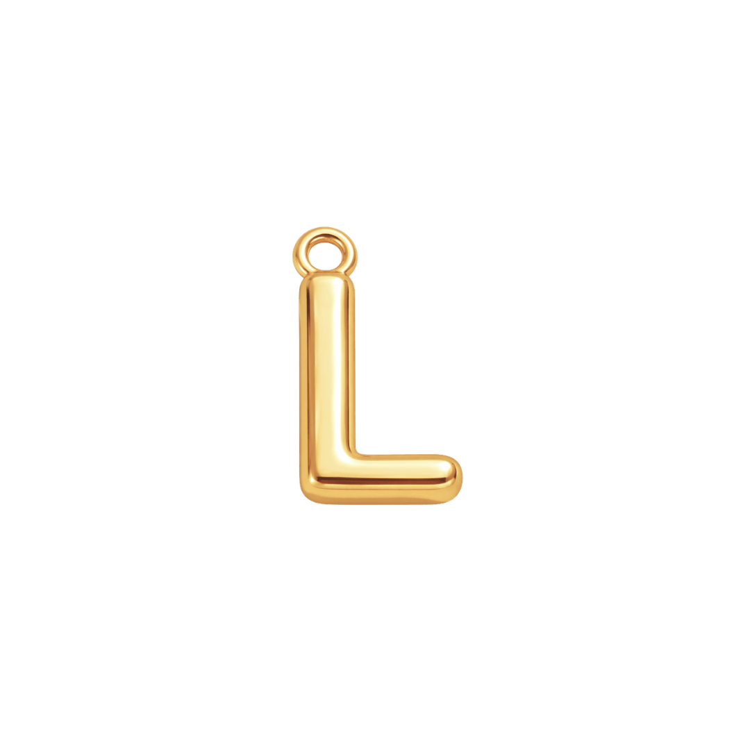 Mini Initial Charm - Luisa Luxe gold jewellery