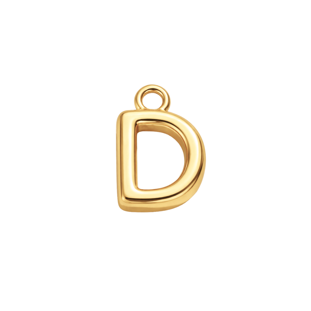 Mini Initial Charm - Luisa Luxe gold jewellery