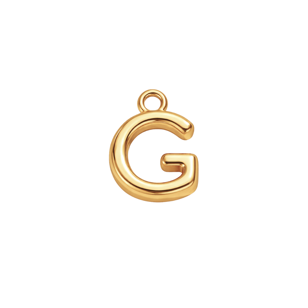 Mini Initial Charm - Luisa Luxe gold jewellery