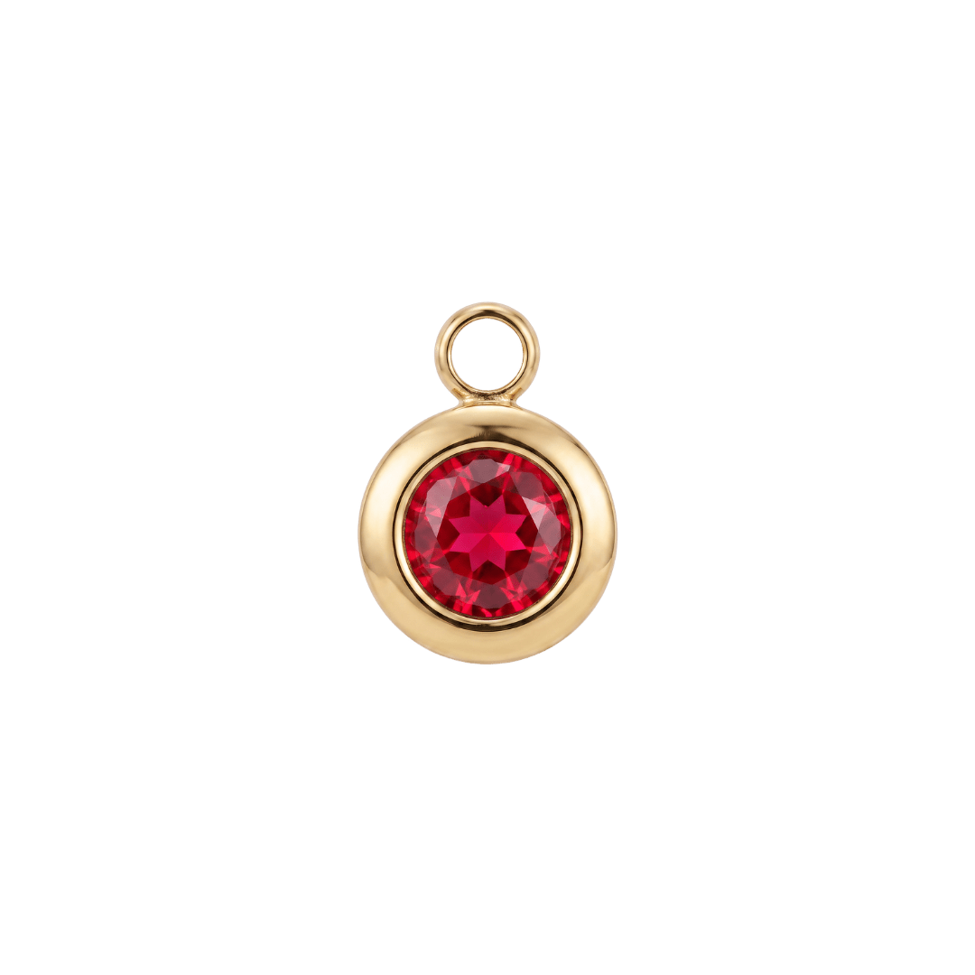 Mini Birthstone Charm - Luisa Luxe gold jewellery