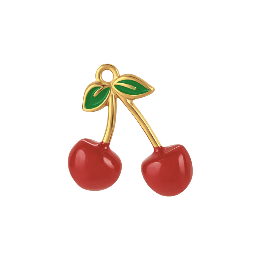 Red Cherry Charm - Luisa Luxe gold jewellery