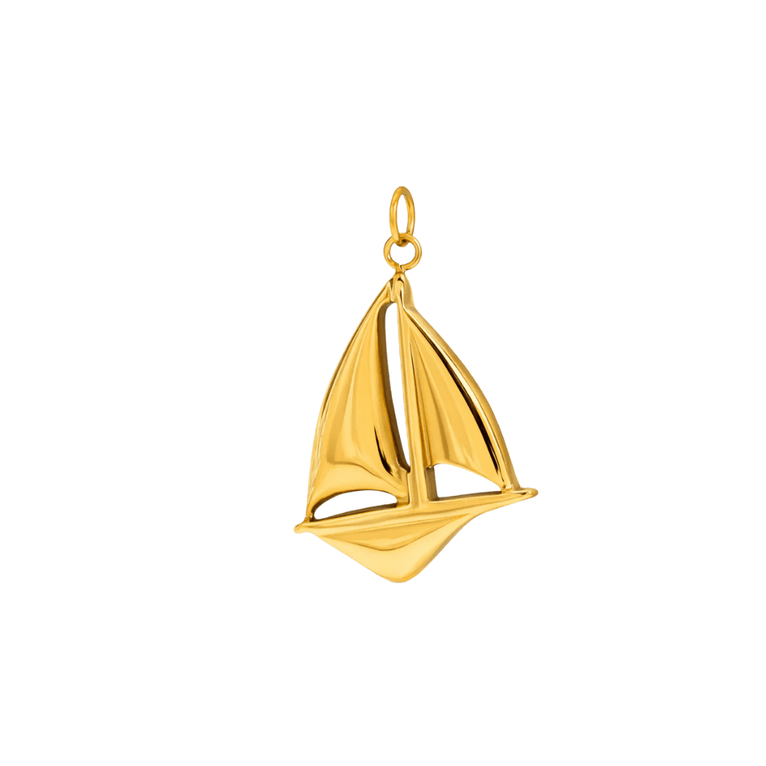 Sailing Boat Charm - Luisa Luxe gold jewellery