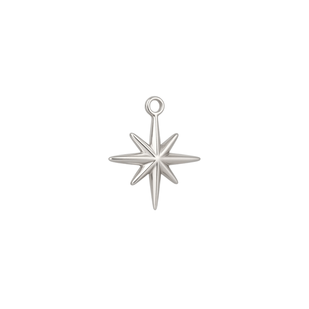 Silver Dainty Star Charm - Luisa Luxe gold jewellery