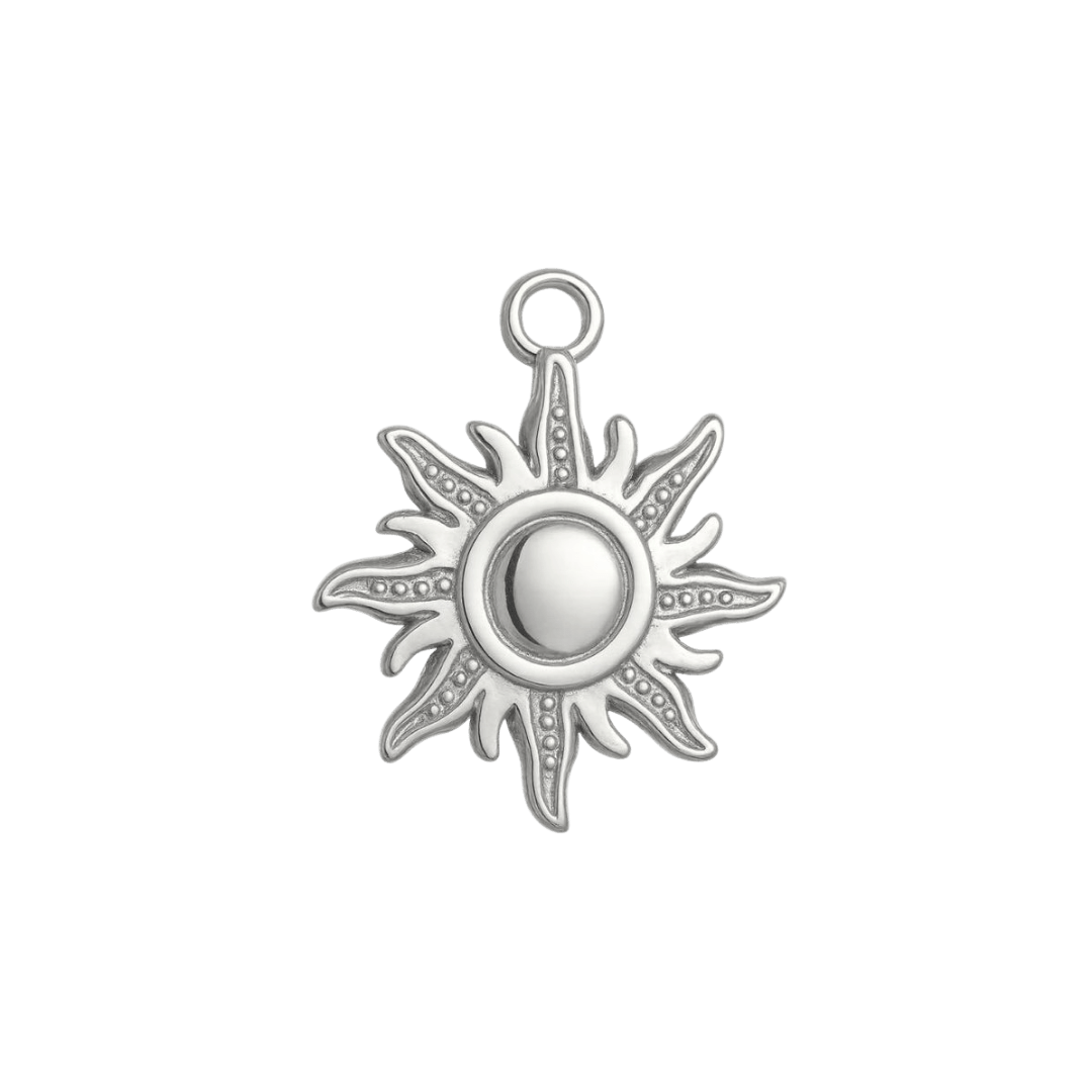 Silver Supernova Charm - Luisa Luxe gold jewellery
