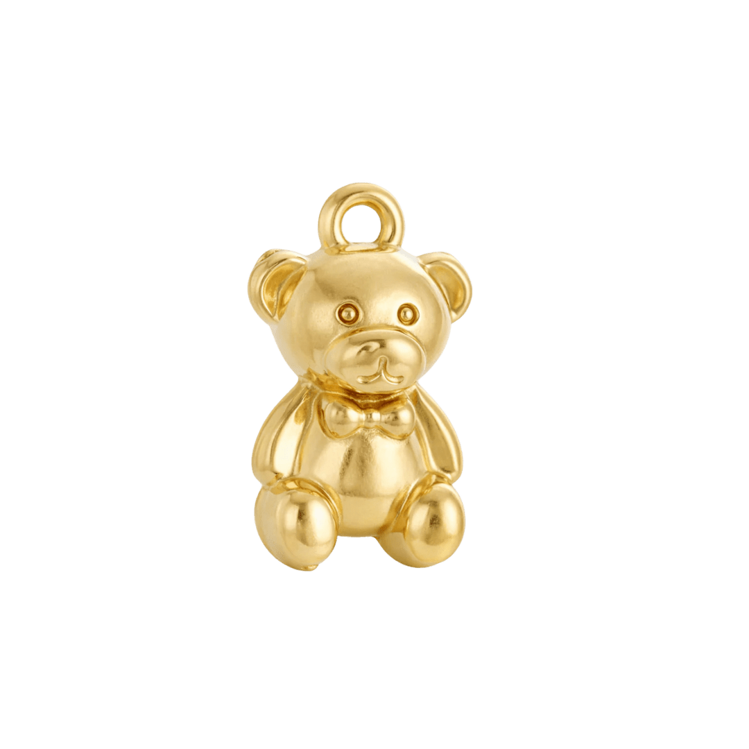 Teddy Bear Charm - Luisa Luxe gold jewellery