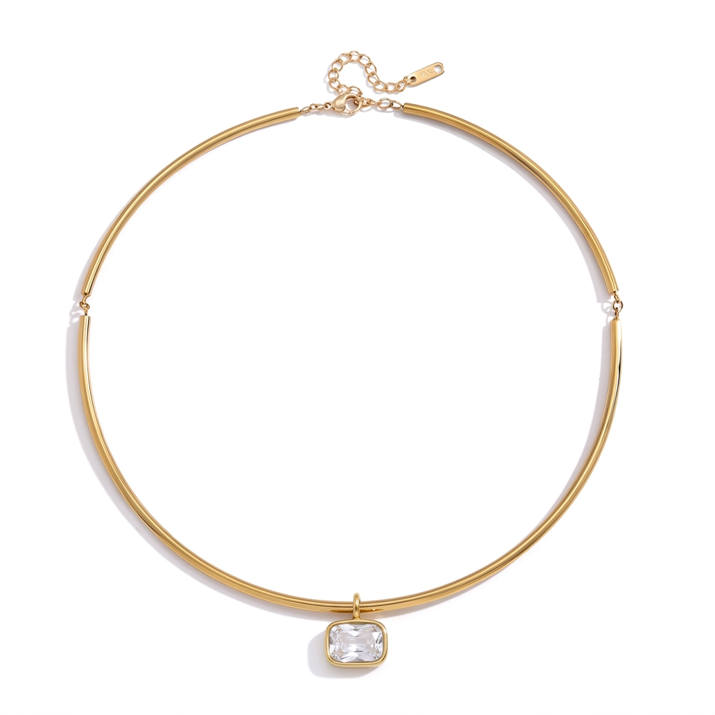 Halo Necklace | Gold
