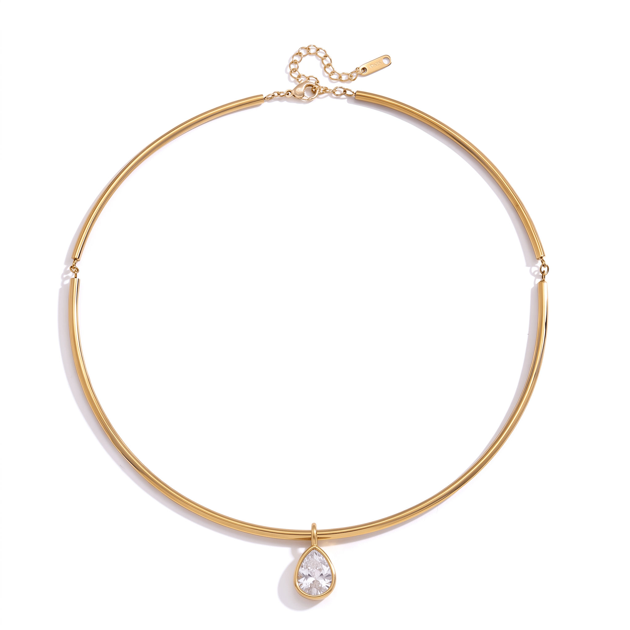 Halo Necklace | Gold - Luisa Luxe gold jewellery