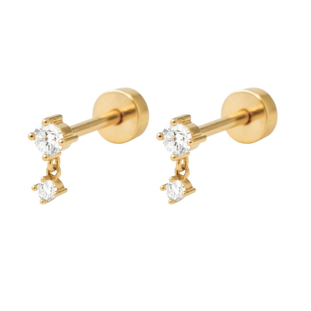 Abby Earrings - Luisa Luxe gold jewellery