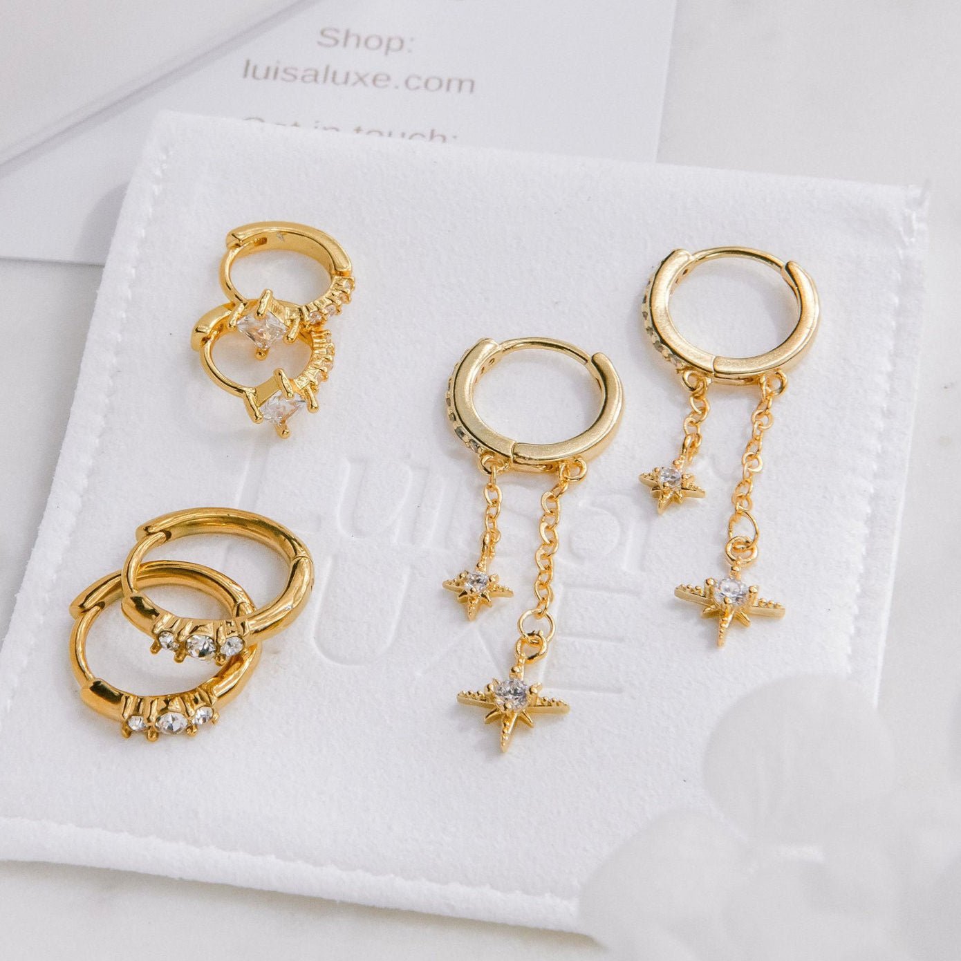 Airlie Earrings - Luisa Luxe gold jewellery