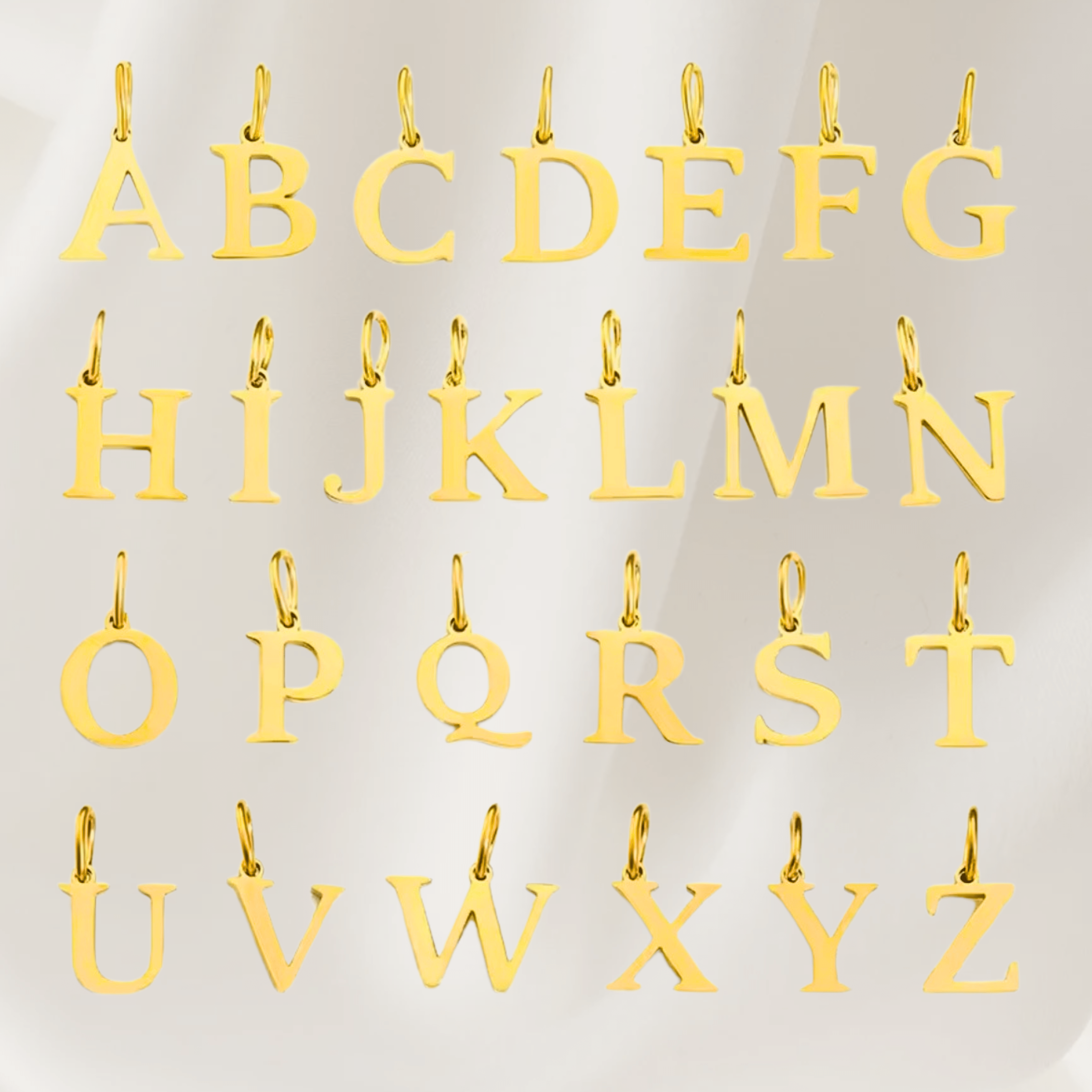 Alphabet Letter Charm - Luisa Luxe gold jewellery
