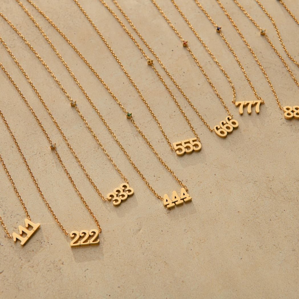 Angel Numbers Necklace - Luisa Luxe gold jewellery