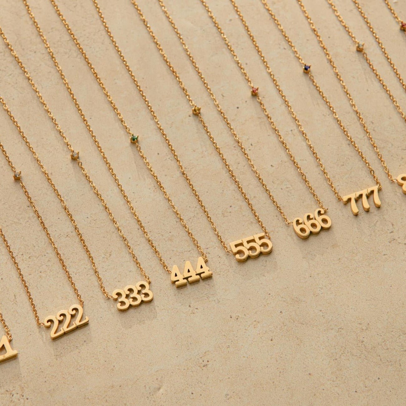 Angel Numbers Necklace - Luisa Luxe gold jewellery
