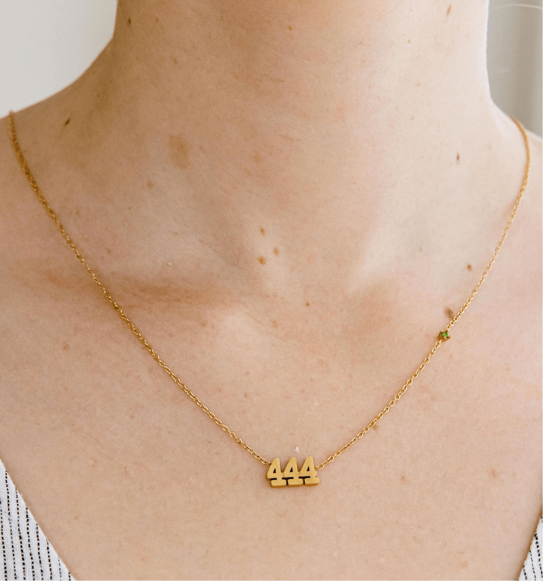 Angel Numbers Necklace - Luisa Luxe gold jewellery