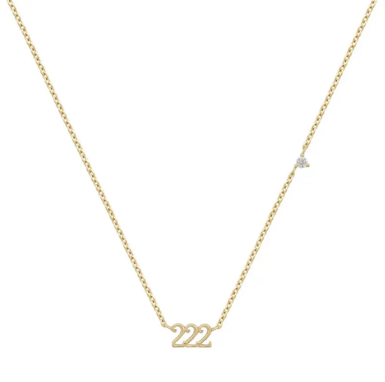 Angel Numbers Necklace - Luisa Luxe gold jewellery
