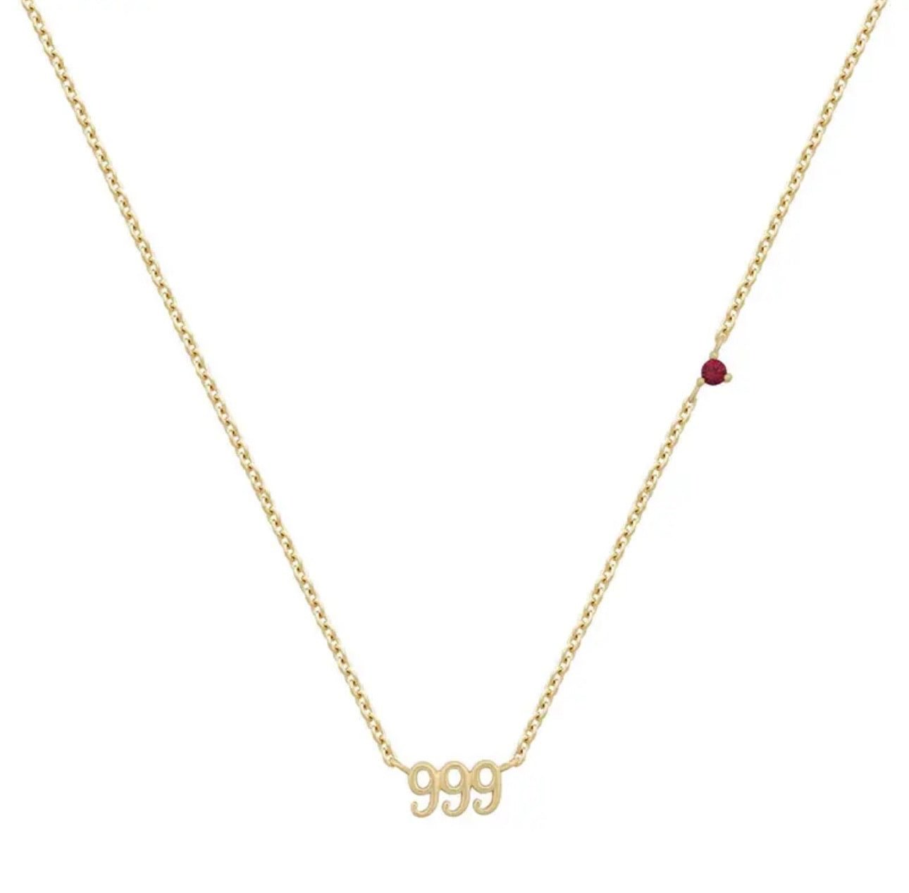 Angel Numbers Necklace - Luisa Luxe gold jewellery