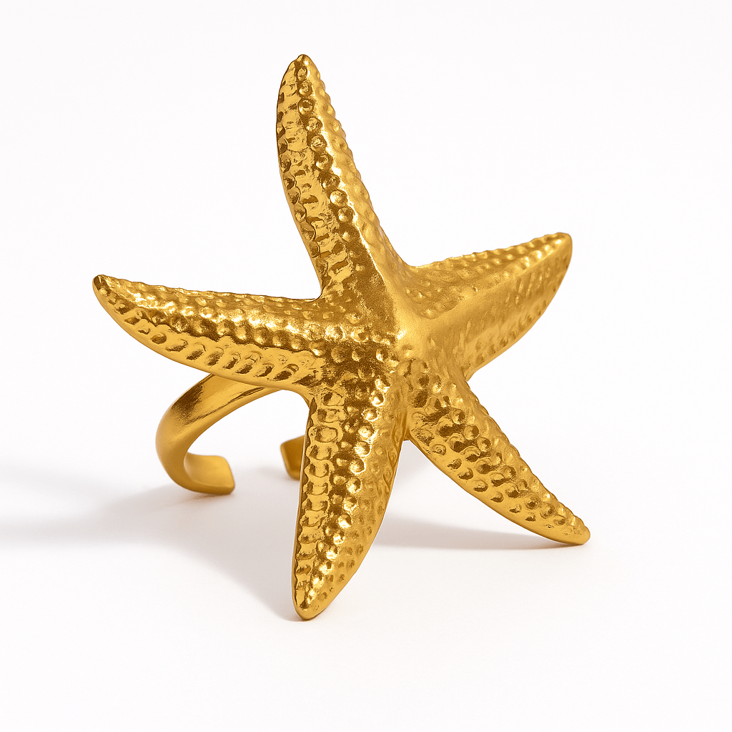 Aqua Ring - Luisa Luxe gold jewellery