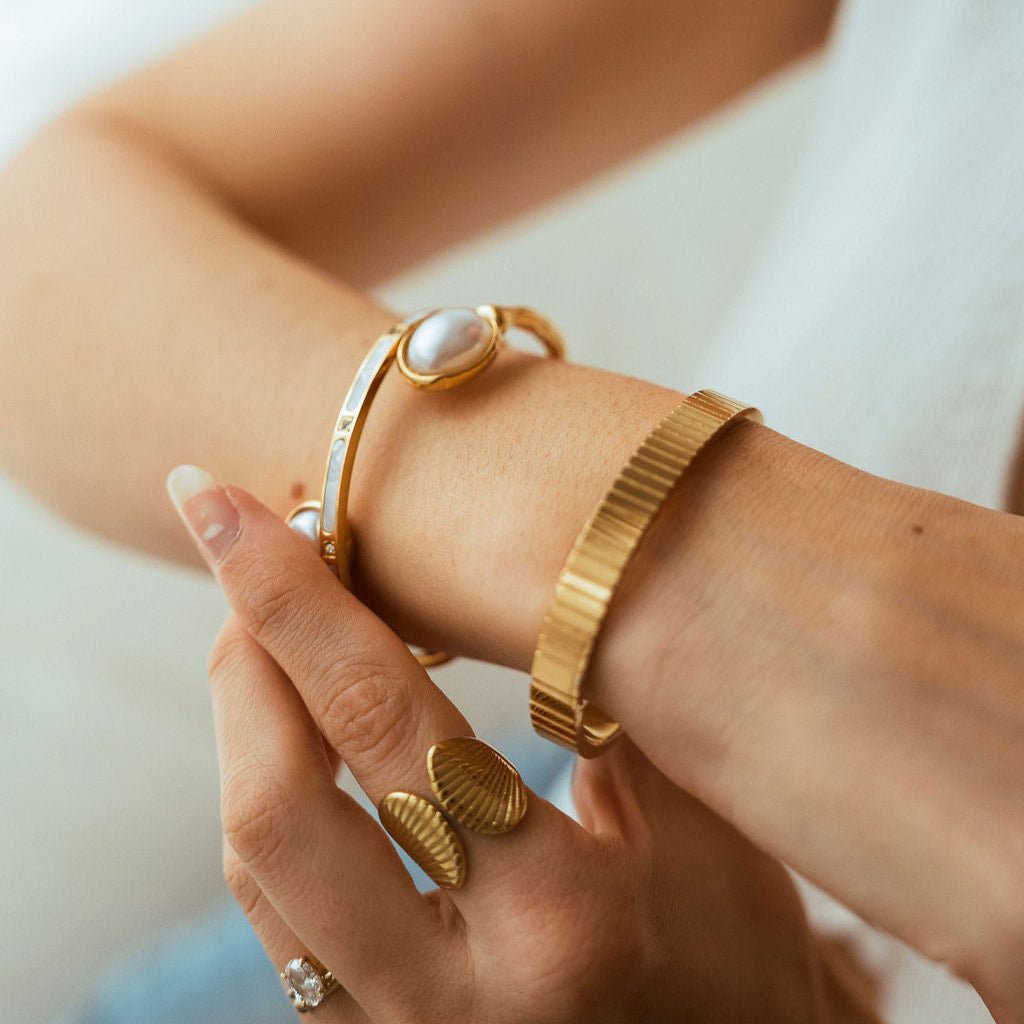 Ashley Bangle - Luisa Luxe gold jewellery
