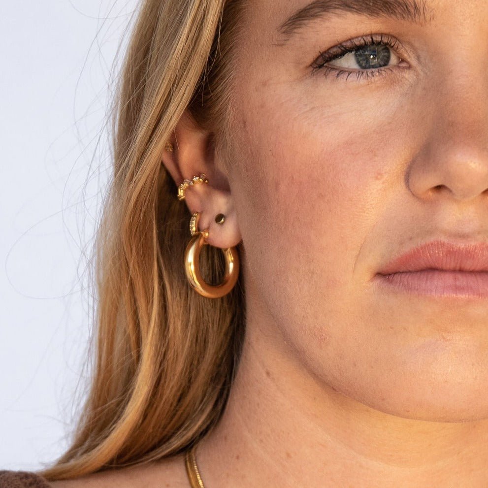 Banks Earrings - Luisa Luxe gold jewellery