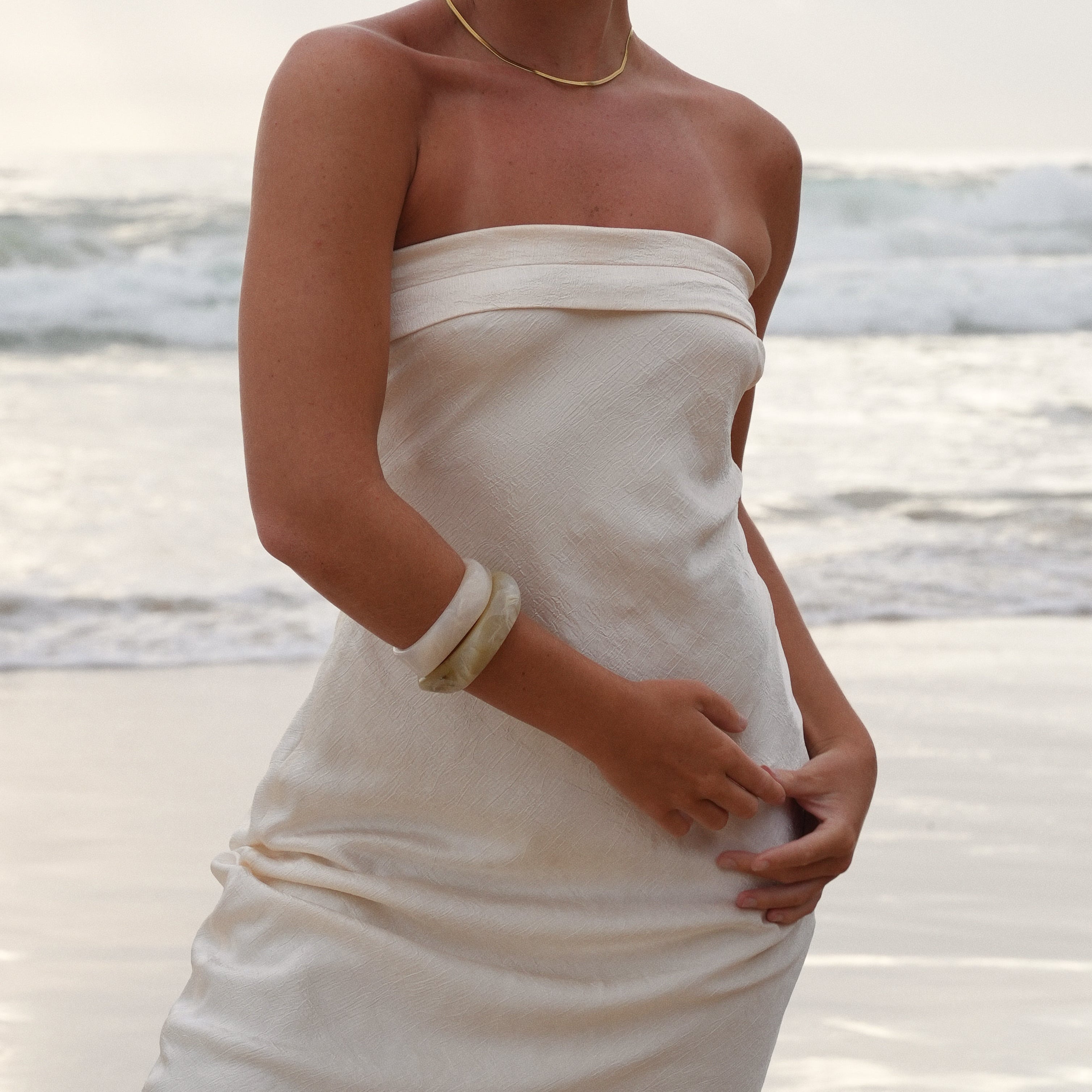 Bella Resin Bangle - Luisa Luxe gold jewellery