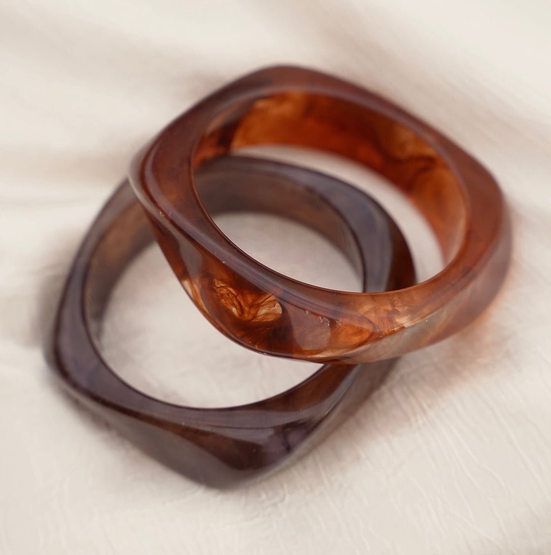 Bella Resin Bangle - Luisa Luxe gold jewellery