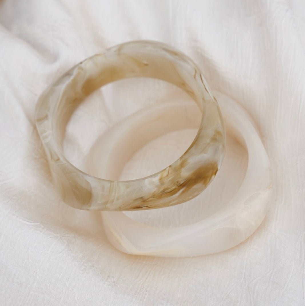 Bella Resin Bangle - Luisa Luxe gold jewellery